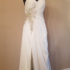 One Shoulder Strap Gown